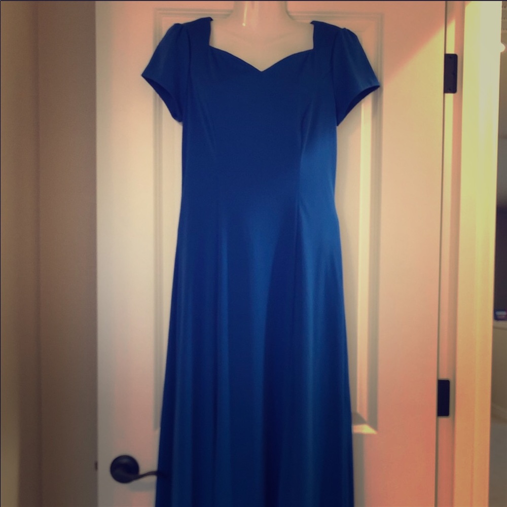 Long Royal Blue Dress